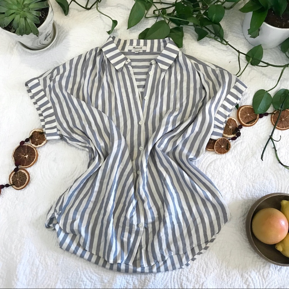Madewell striped blouse
